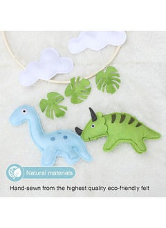 Dinosaur Baby Mobile For Crib | Baby Nursery Dinosaur Mobile | Gender Neutral Baby Stuff For Dinosaur Theme Nursery | Handmade Felt Hanging Dino And Mountain Room Decor For Boys & Girls - pzsku/Z82986959A54283D17170Z/45/_/1735214636/c26cce75-da70-4531-8b40-fc4ca6c00c19