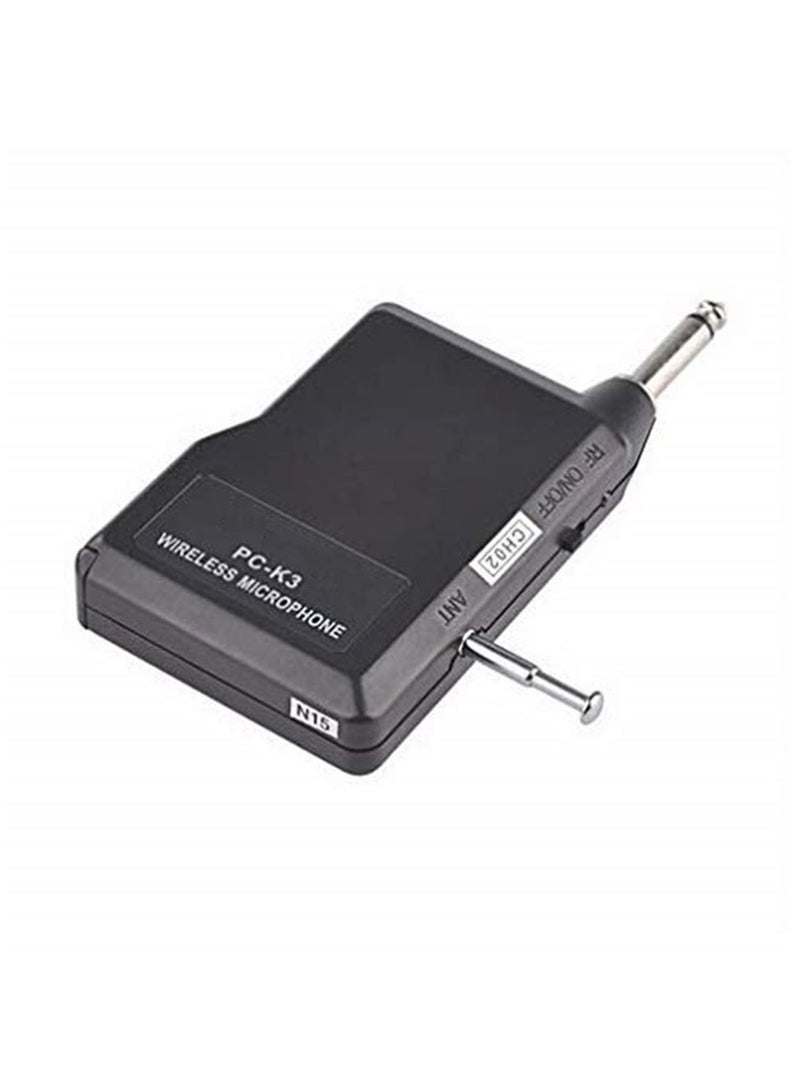 Wireless Metal Microphone with Receiver Microphone System for Karaoke Conference - Image 3