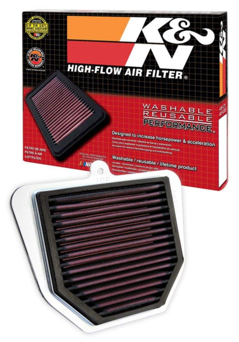 K&N Engine Air Filter: High Performance, Premium, Powersport Air Filter: Fits 2006-2015 YAMAHA (FZ1, FZ1 Fazer, FZ8, FZ1N, FZ1S) YA-1006 - Image 1