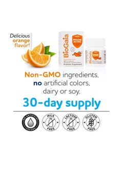 BioGaia Protectis Immune Active Kids Probiotic | Probiotic + Vitamin D | Supports Immune, Digestive & Overall Health | Kids Probiotic | Kids Immune Support | Chewable Tablets | 30 Ct  - Image 5