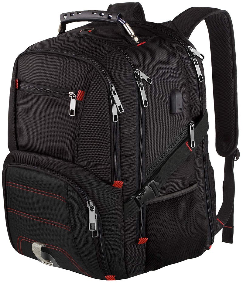 LTINVECK Travel Laptop Backpack, Extra Large Backpack for Men Women with USB Charging Port, TSA Friendly Heavy Duty Big Business Computer Bag Tech Backpacks Bag Fit 17 Inch Laptops, RFID Backbag - Image 1