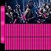 YOFOBU 48Pack LED Glow Foam Sticks BulkLight Up Glow Sticks with 3 Flashing ModesGlow Wands Party PackGlow In The Dark Party Supplies for Mothers DayJuly 4th WeddingBirthdayConcertPink - Image 2