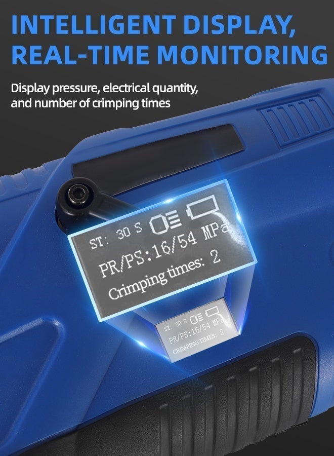 ALongDeng Cordless Electric Hydraulic  Shears – Handheld  Cutting Pliers with φ65mm Cutting Capacity, 2-2.5s Cutting Speed, and Digital Display, Suitable for Cutting Multiple Types of Rebar cable - Image 4