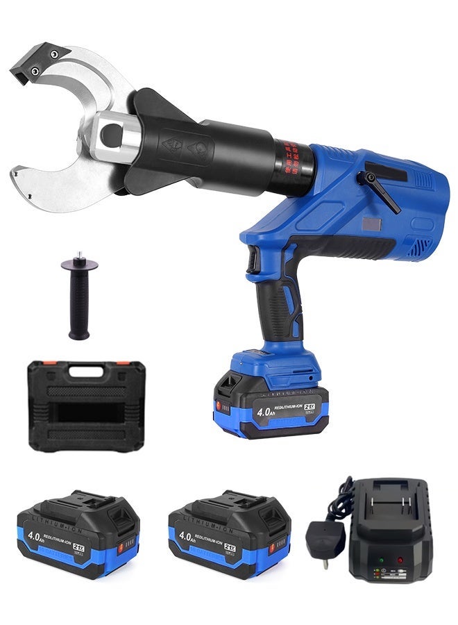 ALongDeng Cordless Electric Hydraulic  Shears – Handheld  Cutting Pliers with φ65mm Cutting Capacity, 2-2.5s Cutting Speed, and Digital Display, Suitable for Cutting Multiple Types of Rebar cable - Image 1