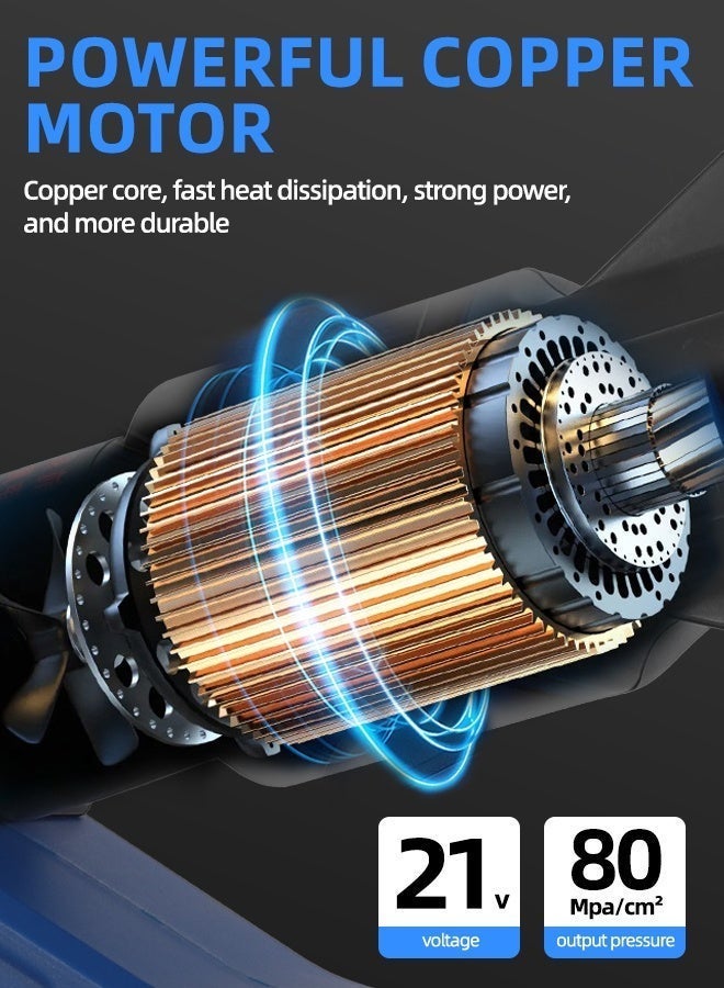 ALongDeng Cordless Electric Hydraulic  Shears – Handheld  Cutting Pliers with φ65mm Cutting Capacity, 2-2.5s Cutting Speed, and Digital Display, Suitable for Cutting Multiple Types of Rebar cable - Image 3