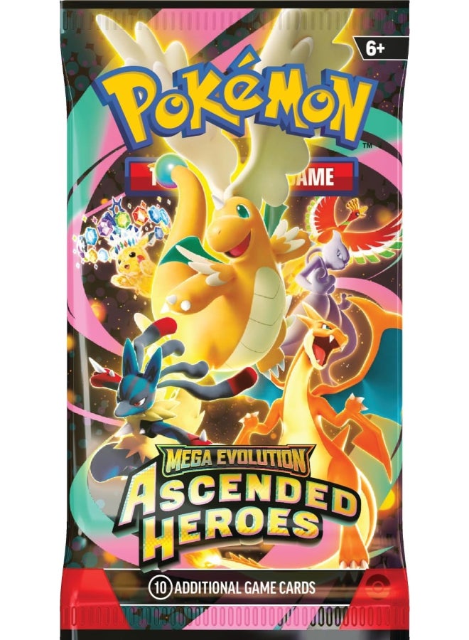 Pokemon Pokémon TCG Mega Evolution—Ascended Heroes Booster Bundle, 6 Booster Packs, 60 Trading Cards, Collectible Card Game Expansion - Image 3
