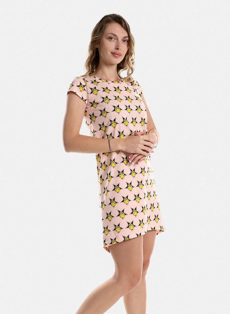 belle Sleepshirt Mini Length Tweety Print - Image 2