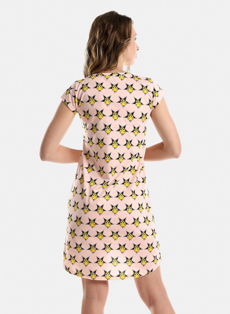 belle Sleepshirt Mini Length Tweety Print - Image 3