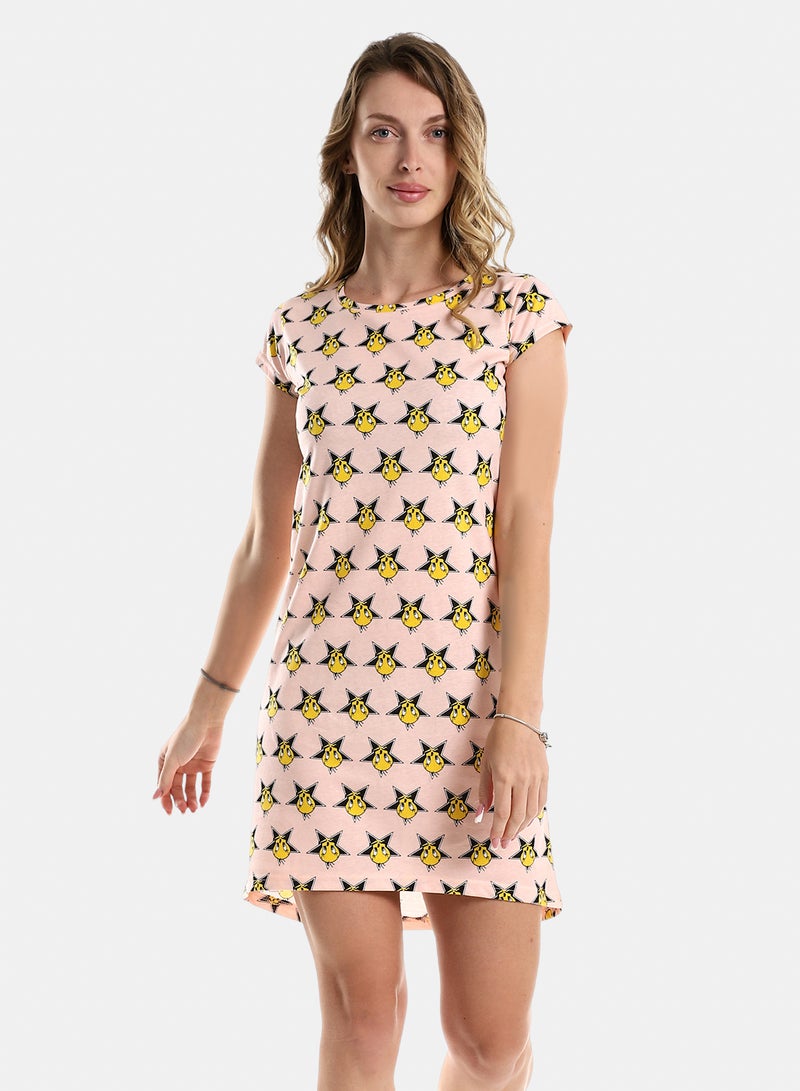 belle Sleepshirt Mini Length Tweety Print - Image 1