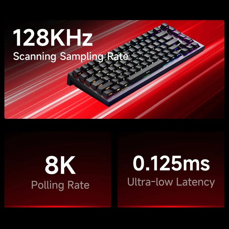 Akko TAC75 HE Magnetic Switch Mechanical Keyboard 75% Rapid Trigger 0.005mm Argb 8K Polling Rate Wired Custom Gaming - Image 5