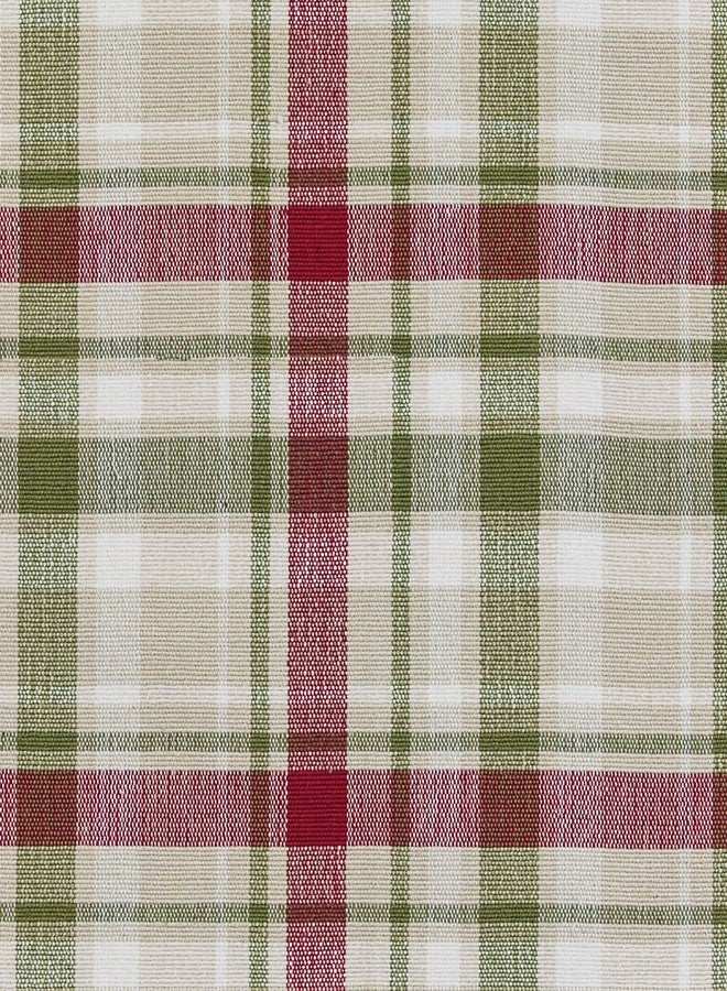 Park Designs Christmas Barn Placemat Set of 4 | Festive Red Green Cream Plaid Cotton Table Mats | Protective Holiday Dining Accents for Winter Meals | Reusable Farmhouse Tabletop Layer for Daily Use - Image 3