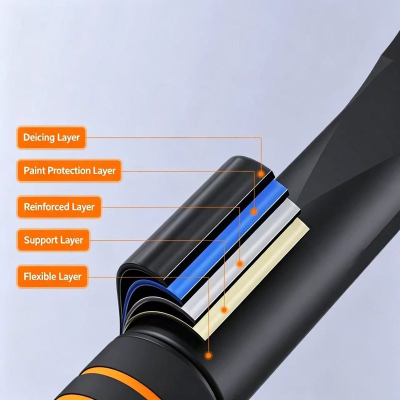 Suitu Retractable Snow Brush Ice Scraper for Car - Image 4