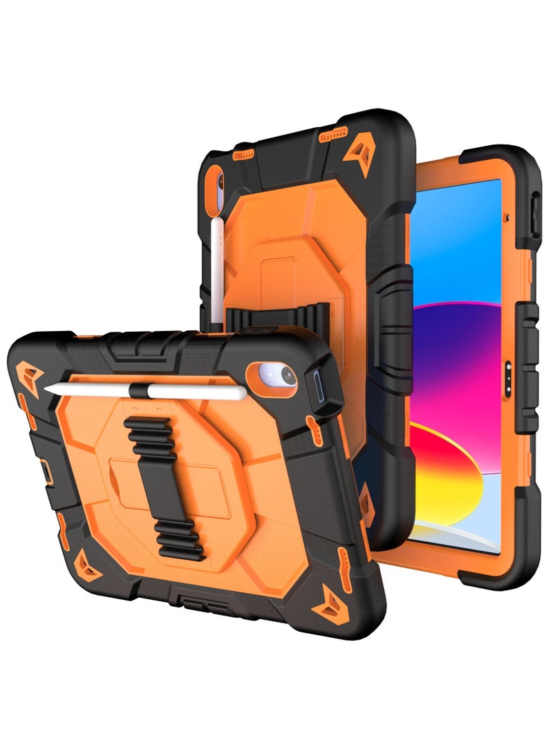 general Case for iPad (A16) 11th Generation 11 Inch 2025/iPad 10th Generation 10.9''，Cover Compatible with iPad 10th Gen 10.9'', Hand Strap, Shoulder Strap, Pencil Holder - Image 1