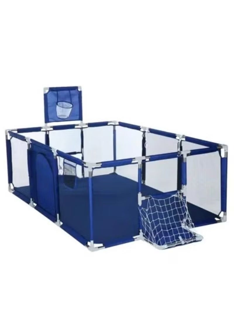 Children'S Play Area With Ball Basket And 50-Ball Net - Safe Design With Ample Space And Mesh Walls - Ideal For Colorful Balls And Action Games, For Indoor And Outdoor Use - Image 1