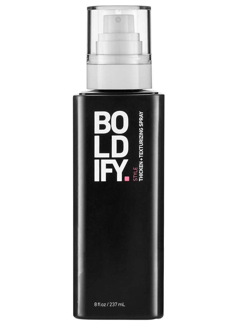 Boldify BOLDIFY Hair Thickening Spray - Texture Spray for Hair, Stylist Recommended Hair Thickening Products for Women & Men, Volumizing Hair Products, Hair Volumizer, Volume Spray, Hair Thickener - 8oz  - Image 1
