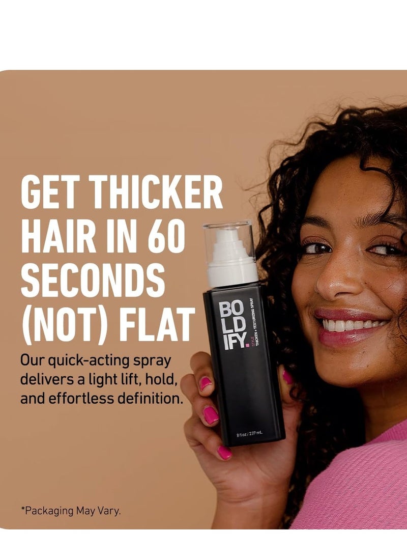 Boldify BOLDIFY Hair Thickening Spray - Texture Spray for Hair, Stylist Recommended Hair Thickening Products for Women & Men, Volumizing Hair Products, Hair Volumizer, Volume Spray, Hair Thickener - 8oz  - Image 3