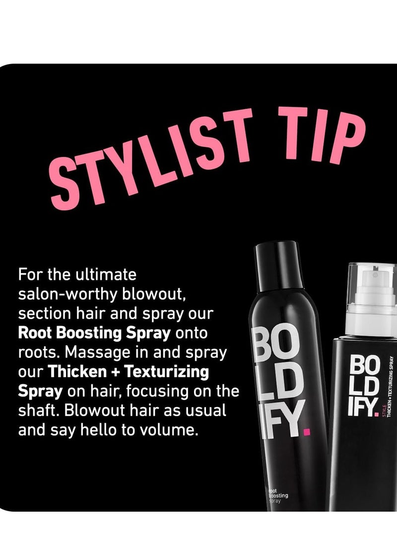 Boldify BOLDIFY Hair Thickening Spray - Texture Spray for Hair, Stylist Recommended Hair Thickening Products for Women & Men, Volumizing Hair Products, Hair Volumizer, Volume Spray, Hair Thickener - 8oz  - Image 4