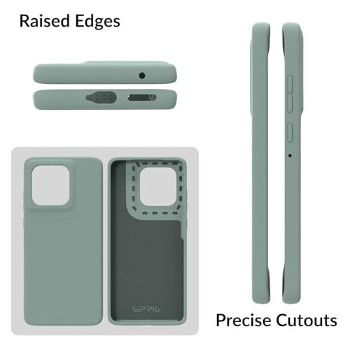 SPRIG Compatible with Moto Edge 60 Fusion Premium SilkTone Back Cover Drop Tested Shock Proof Mobile Case for Men, Women, Boys and Girls with Camera Protection (Light Green) - Image 3