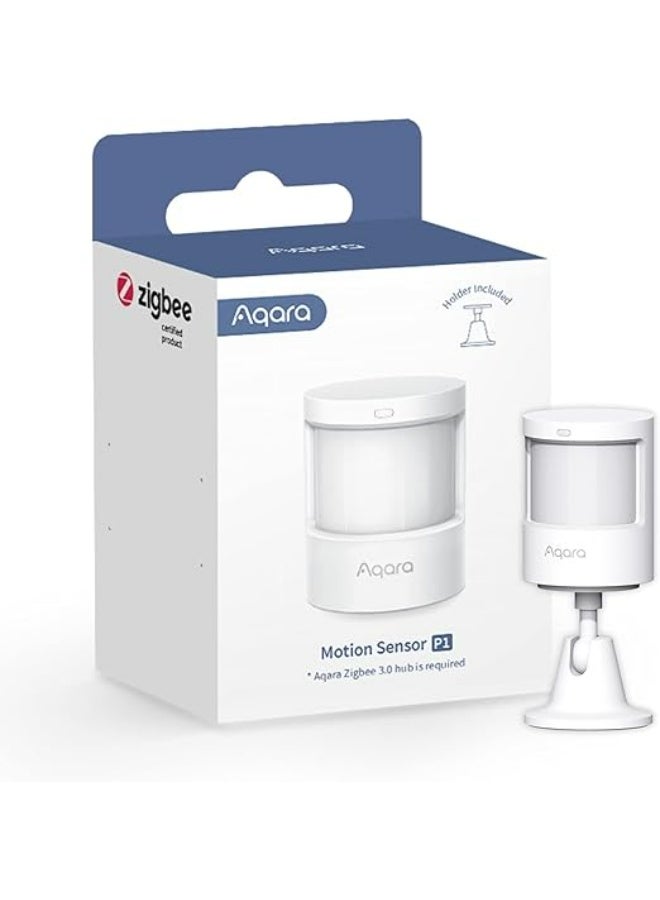 Aqara Motion Sensor P1, PIR Technology, Zigbee 3.0, 170° Viewing Angle, 7m Range, Stand Mount, 2xCR2450 Battery, 5-Year Life, HomeKit/Alexa Compatible - Image 1