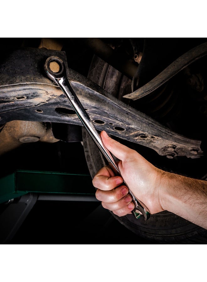 SATA GL46302 XL X-Beam Ratcheting Wrench 9mm - Image 4