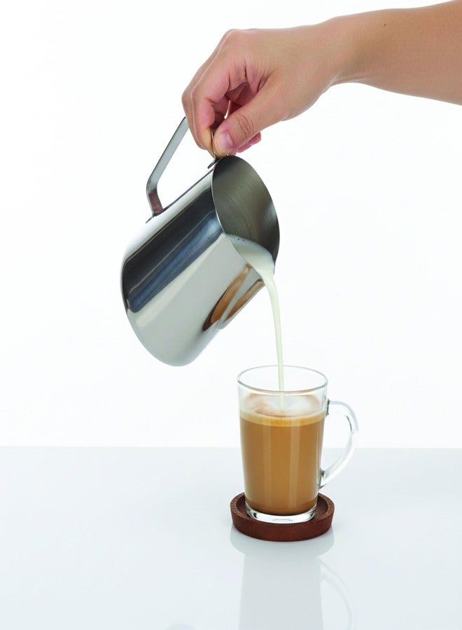 FINALITY Frothing Pitcher Mikey Store 10 Oz, 300 ml Stainless Steel Milk Pot | Set of 1 Piece - Image 2