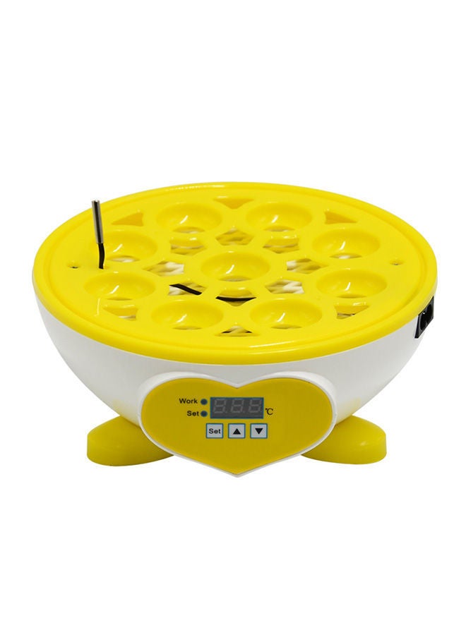 NIBEMINENT Compact Size Household 9 Eggs Incubator Digital Temperature Adjustable Hatcher Multifunctional Brooder Multicolor 21.50X19.20X21.50cm - Image 5