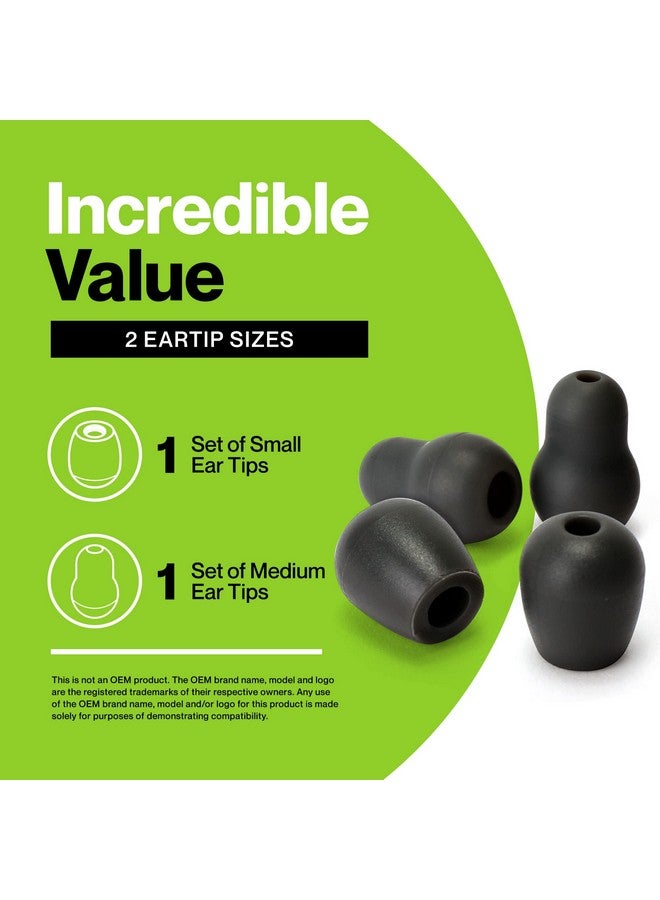 Durabasics Stethoscope Ear Tips Replacement For Littmann Stethoscopes Compatible With Littman Ear Tips Replacement Stethoscope Ear Pieces Littmann Stethoscope Parts & Cardiology Iv Parts Black - Image 2