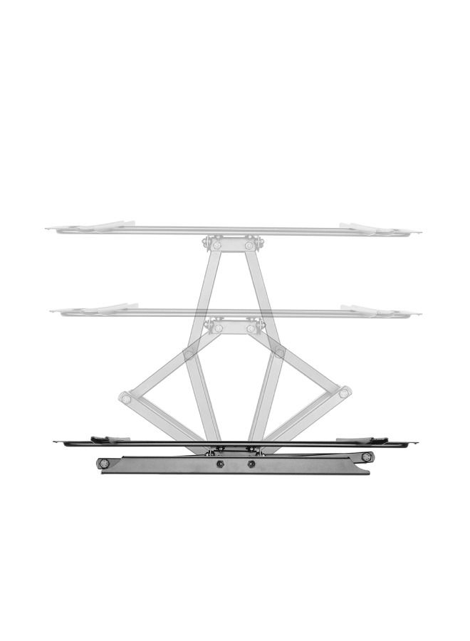 ستارجولد دعامة تثبيت على الحائط للتلفزيون ذات الحركة الكاملة شديدة التحمل تناسب شاشة تلفزيون LCD منحنية مقاس 32 بوصة - 75 بوصة باللون الأسود - Image 5