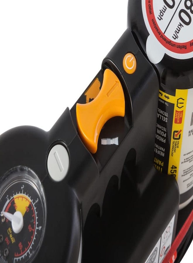 ايرمان طقم إصلاح الإطارات AIRMAN ResQ Pro+ - ضاغط هواء 12 فولت مع ضوء LED ومادة مانعة للتسرب صديقة للبيئة - منفاخ إطارات طوارئ محمول للسيارات وسيارات الدفع الرباعي والشاحنات الصغيرة - يتضمن حقيبة ومحولات - Image 3