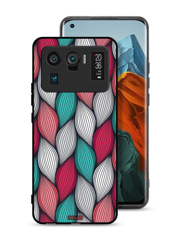 Tolwak Xiaomi Mi 11 Ultra Protective Case Cover Feather Pattern - Image 1
