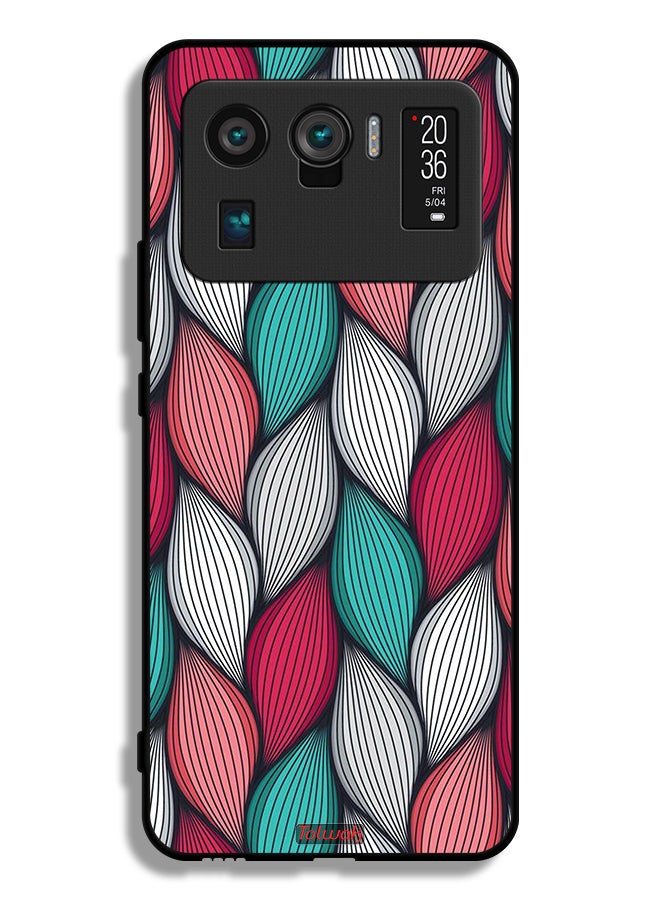 Tolwak Xiaomi Mi 11 Ultra Protective Case Cover Feather Pattern - Image 2