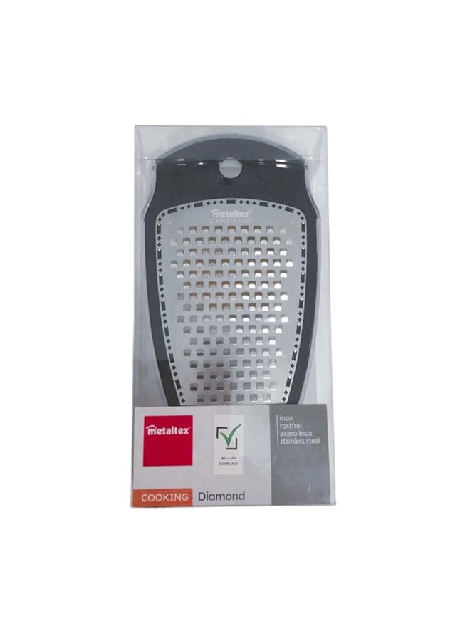 Metaltex Diamond Grater with Container , Extra Sharp Stainless Steel Blades, Kitchen Grater for Cheese, Vegetables & Fruits with Storage Box - Image 3