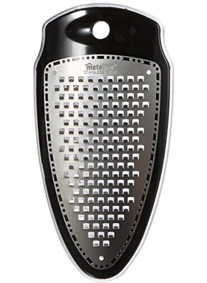 Metaltex Diamond Grater with Container , Extra Sharp Stainless Steel Blades, Kitchen Grater for Cheese, Vegetables & Fruits with Storage Box - Image 2