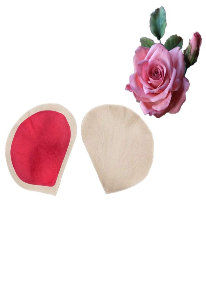 Kulepin 6pcs Stainless Steel Rose Flower Cutter Set, 2pcs Gumpaste Silicone Veining Mold, Sugarcraft Flower Making Tool for Wedding Cake Decorating, Chocolate, Sugar, Soap, Cookie - Image 2
