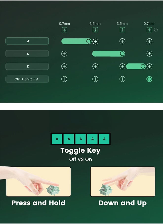 Akko MonsGeek FUN60 MAX HE Machanical Keyboard Magnetic Switch 60% Gaming Keyboard Rapid Trigger Triple-mode dual 8K, Custom Keyboard, PBT side-engraved keycaps, Glitter Magnetic Switches,Black
