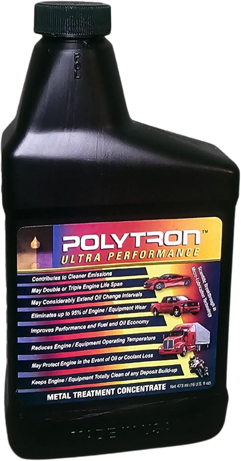 Polytron Metal Treatment Concentrate Engine Oil Additive, 473 ml - Image 1