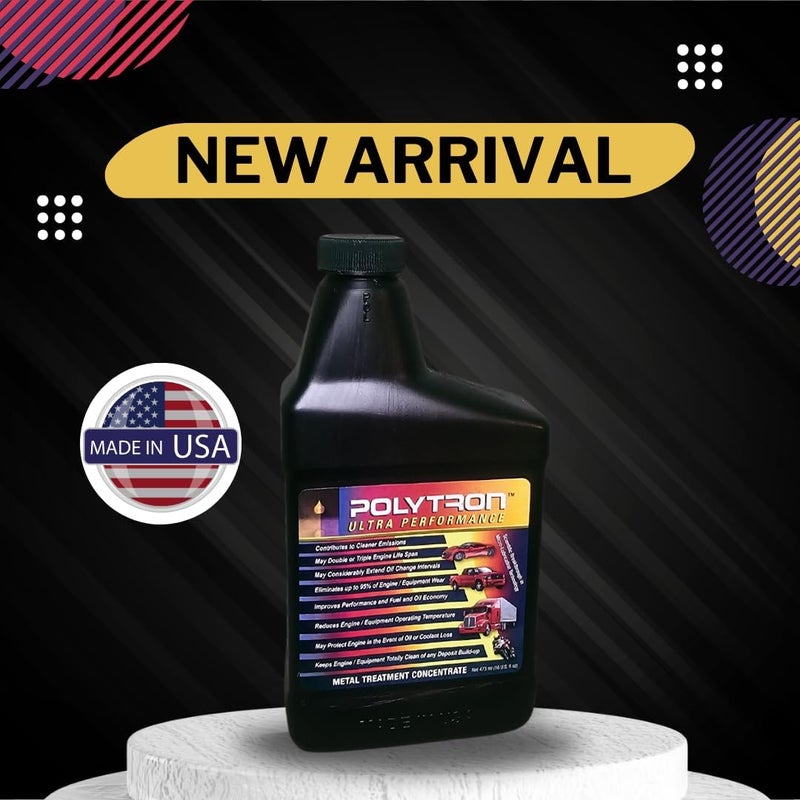 Polytron Metal Treatment Concentrate Engine Oil Additive, 473 ml - Image 5