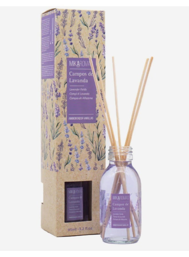MIKAROMAS Reed Diffuser- Lavender Fields 95ml - Image 2