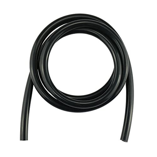 Ucreative 5FT ID 3/16" (5mm) High Temperature Silicone Vacuum Tubing Hose 130PSI Max Pressure Black - Image 1