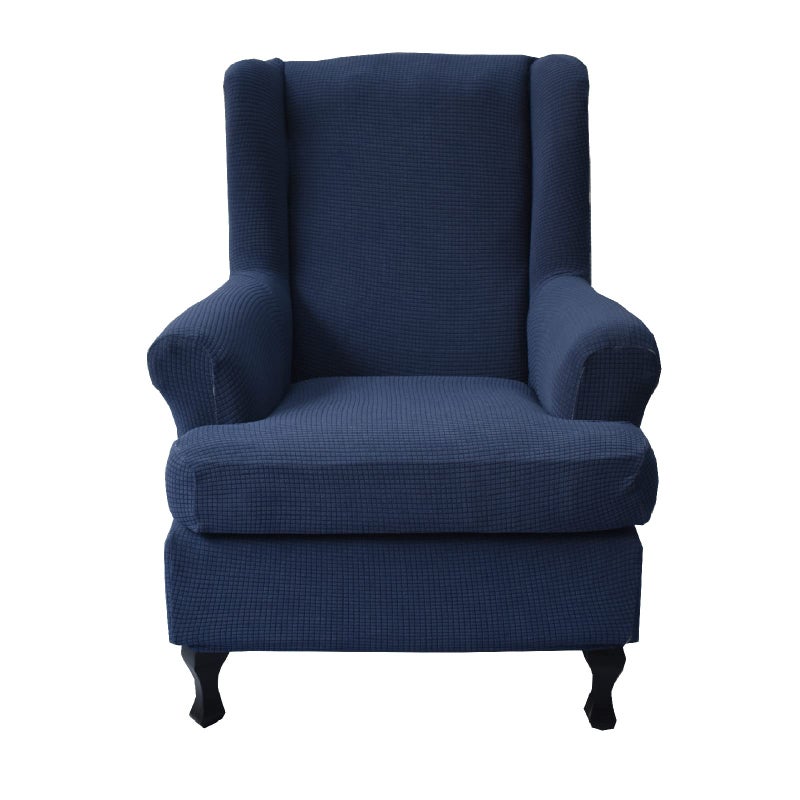 KRFOONN Wingback Chair Covers Slipcovers 2 Piece Stretch Wing Chair Covers Spandex Slipcovers Wingback Sofa Covers Armchair Covers Non-Slip Furniture Protector, 14 - Image 1