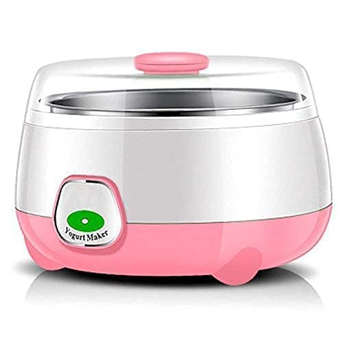 PAGHADI Yogurt Maker Machine Stainless Steel Inner Container Electric Yogurt Maker Yogurt Maker for Home Kitchen Plastic and Stainless Steel 1 Liter Automatic Yogurt Maker - Image 1