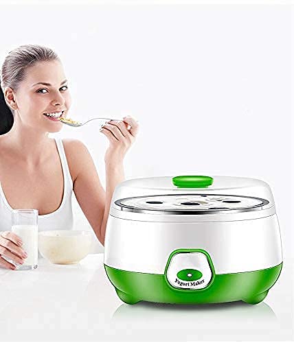 PAGHADI Yogurt Maker Machine Stainless Steel Inner Container Electric Yogurt Maker Yogurt Maker for Home Kitchen Plastic and Stainless Steel 1 Liter Automatic Yogurt Maker - Image 3