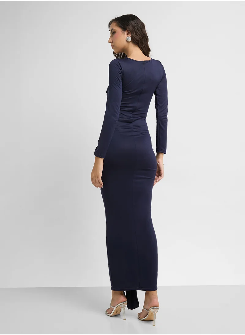 Ginger Draped Bodycon Dress