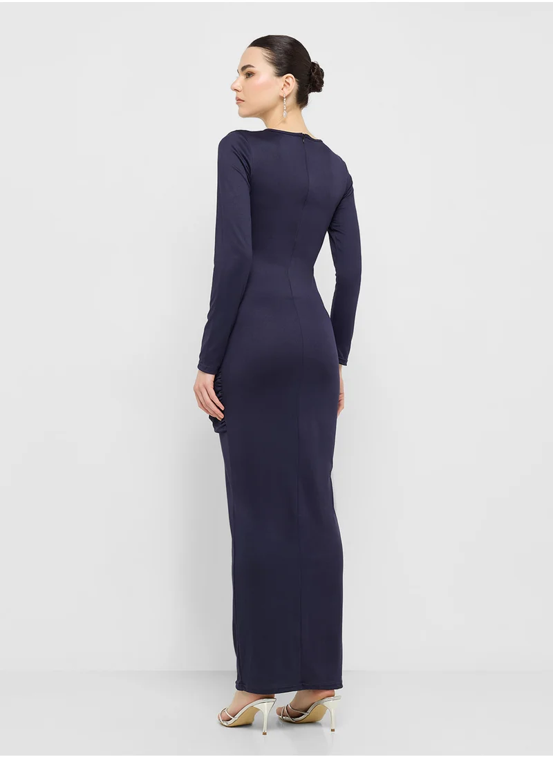 Ginger Knot Detail Dress