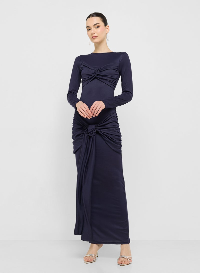 جينجر فستان بعقدة - Image 4