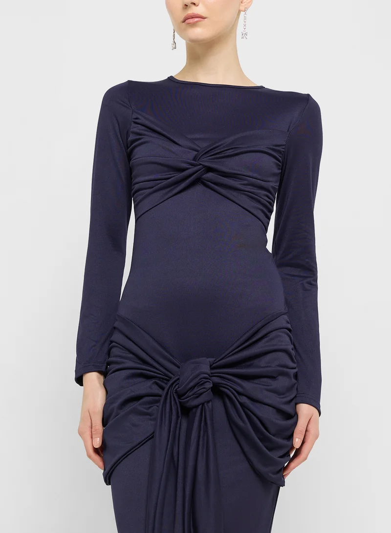 Ginger Knot Detail Dress