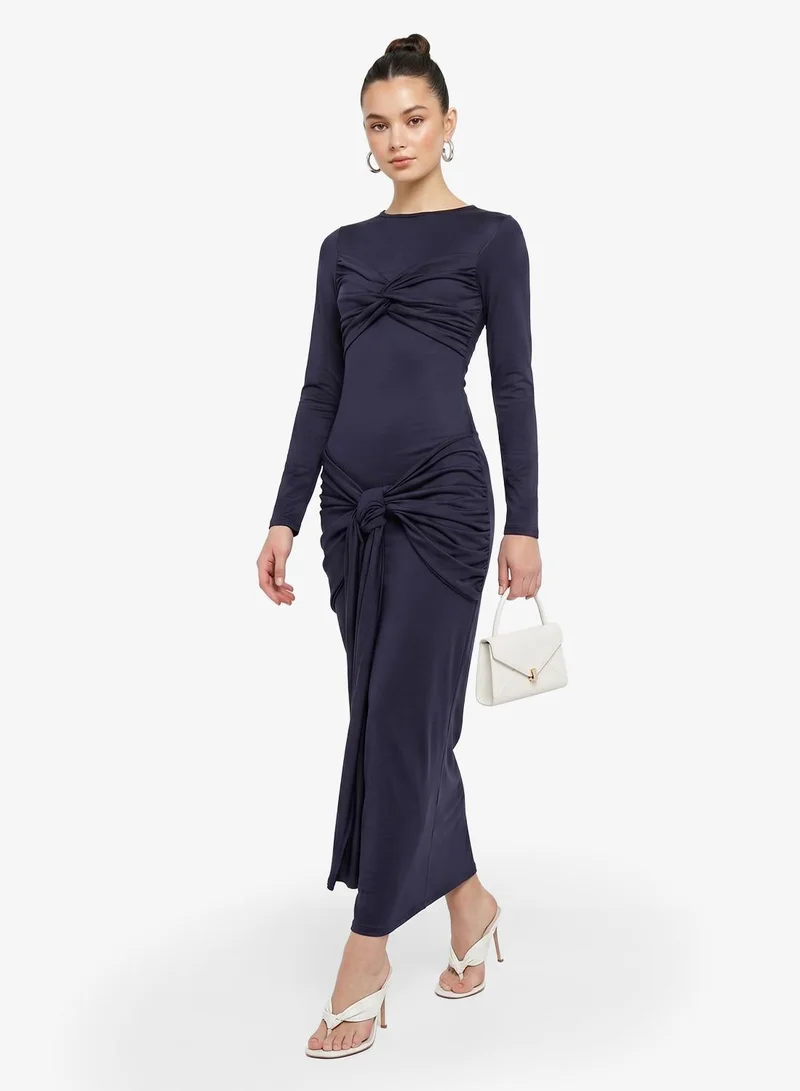 Ginger Knot Detail Dress