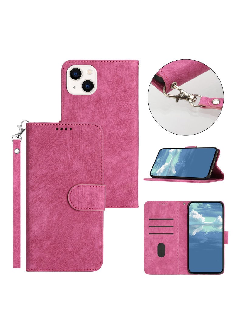 Suteni Flip Cover Leather Protective Hidden Card Slots Phone Case for iPhone - Image 2