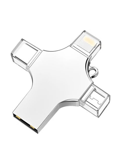 4in1 USB Available for iPhone android type c and laptop computer 128GB
