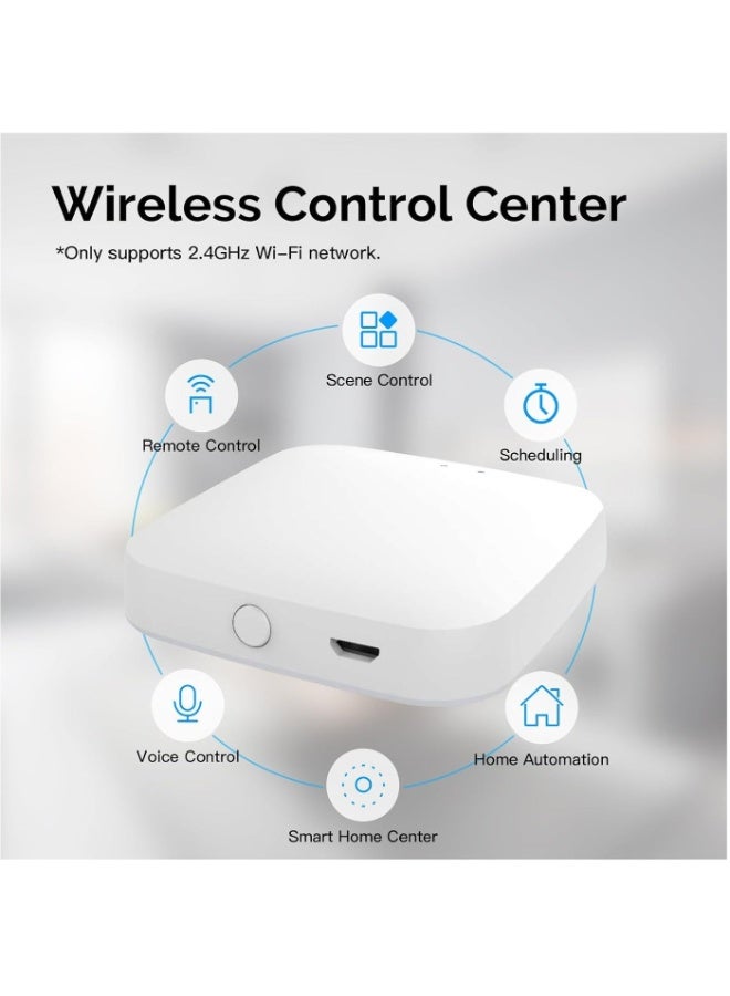مويس Tuya Smart WiFi USB Gateway، جهاز توصيل لاسلكي منخفض الطاقة بBluetooth 5.0 + ZigBee 3.0، جسر لاسلكي للمنزل الذكي يُدار عبر تطبيق Smart Life، متوافق مع Alexa وGoogle Home - Image 4